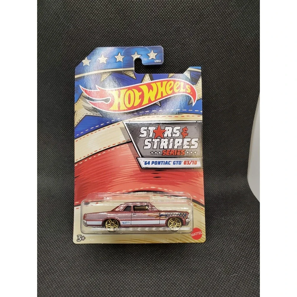 HOT WHEELS STARS & STRIPES SERIES '64 PONTIAC GTO  #3/10